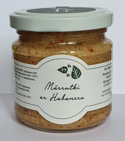 Horseradish with habanero chili